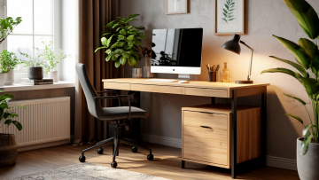 Компьютерный стол Бухгалтер с тумбой