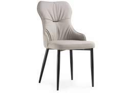 Стул на металлокаркасе Neli beige / black (49x60x90)