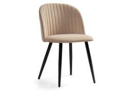 Стул на металлокаркасе Gabi 1 dark beige / black (50x54x78)