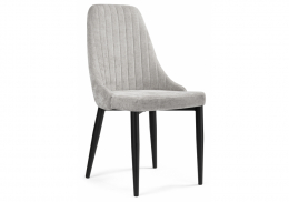 Стул на металлокаркасе Kora black / gray (47x57x89)