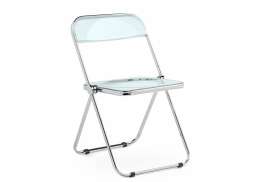 Пластиковый стул Fold складной clear gray-blue (43x46x81)