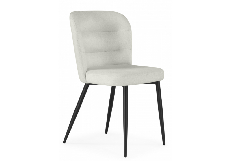 Стул на металлокаркасе Kilian light beige / black (50x54x80). 