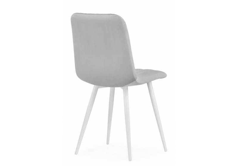 Стул на металлокаркасе Дани светло-серый (zd 960) / белый np (43x48x85)